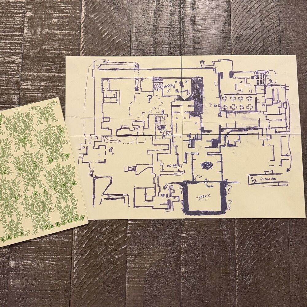 A24 The Yellow Wallpaper Backrooms Zine & Complete Map Kane Parson’s Limited Ed.